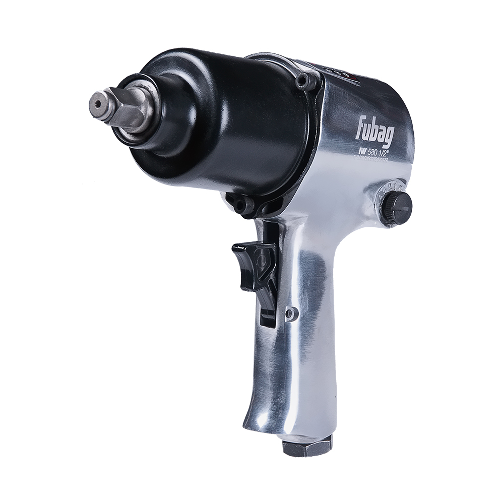 Пневмогайковерт ударный FUBAG IW580 1/2 дюйма + набор головок в кейсе (100191)