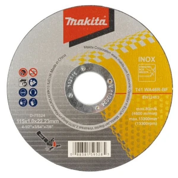 Абразивный отрезной диск Makita D-75524