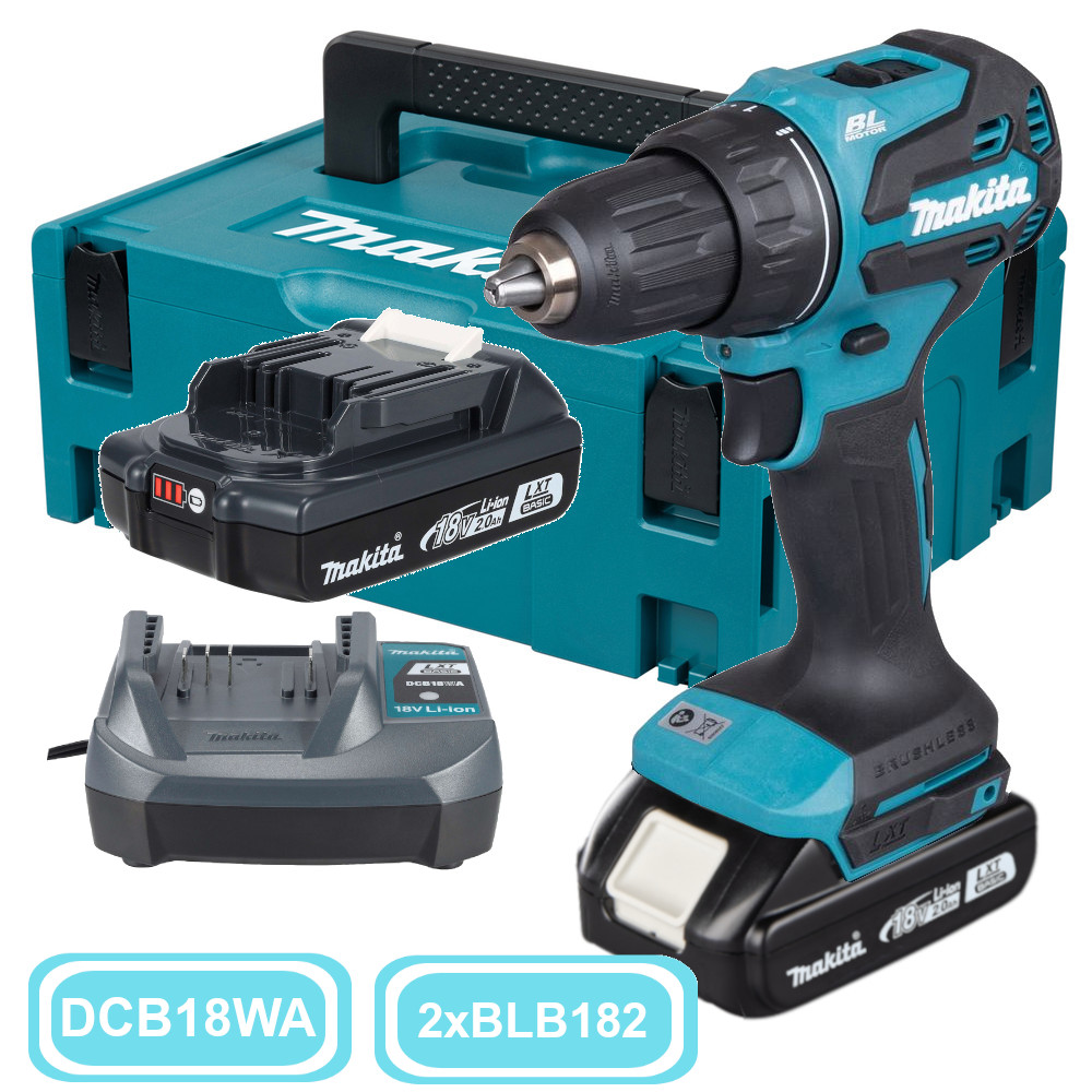 Дрель-шуруповерт Makita DDF490WVE (LXT Basic)