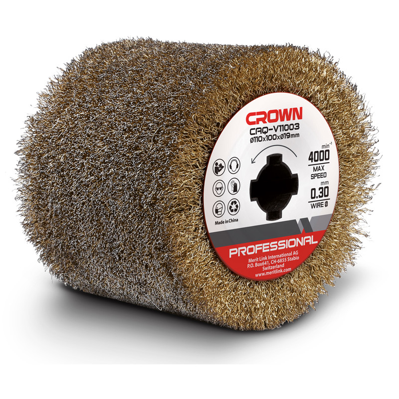 Стальная щетка CROWN CAQ-V11003