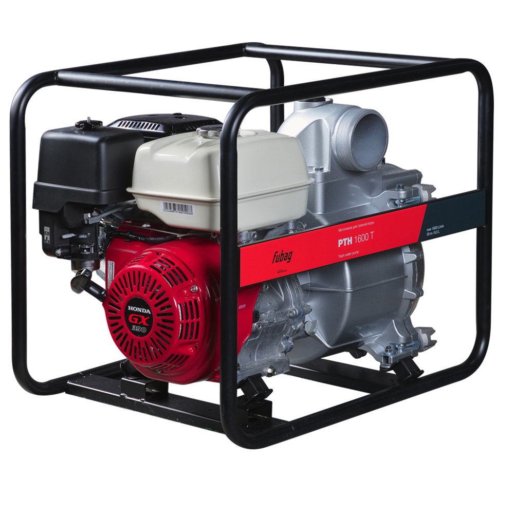 Бензиновая мотопомпа для сильнозагрязненной воды FUBAG PTH 1600Т (646268)