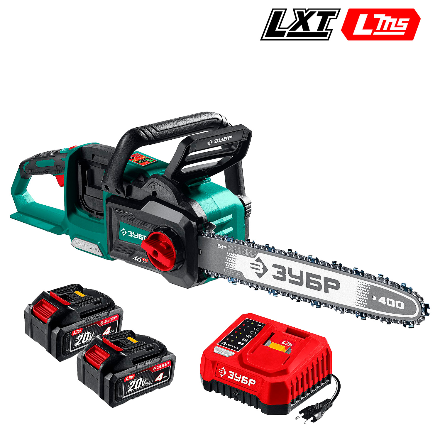 Аккумуляторная цепная пила Зубр ПЦБ-4040-42