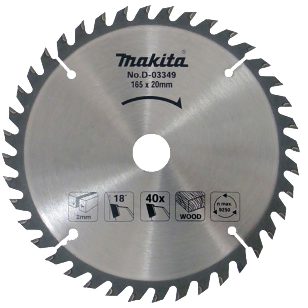 Пильный диск для дерева 185x30/20x1.8/1.2x40T Makita D-81309