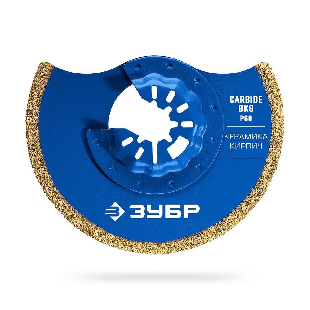 Полотно с твердосплавной крошкой  ЗУБР по керамике, кирпичу, пенобетону StarLock, StarQuick (15578-85)
