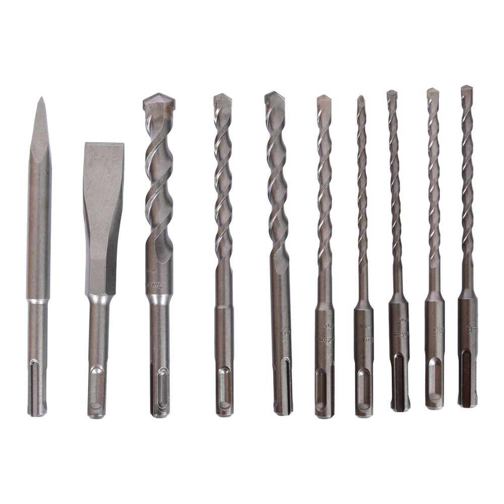 Набор SDS-PLUS 10 шт. Буры+Долота Makita D-46361