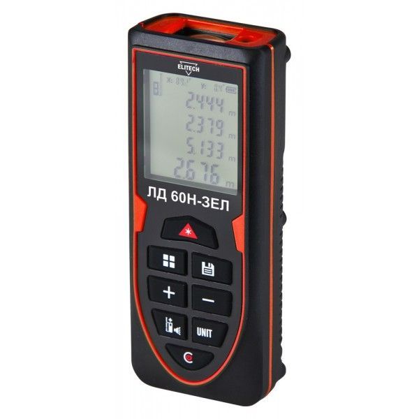 Лазерный дальномер Elitech ЛД 60Н-ЗЕЛ