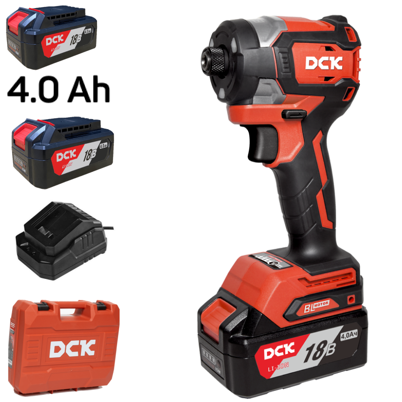 Аккумуляторный ударный шуруповерт DCK KDPL208 (TYPE EM)