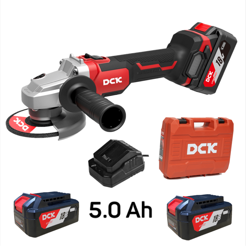 Аккумуляторная болгарка (УШМ) DCK KDSM03-125 (TYPE FK)