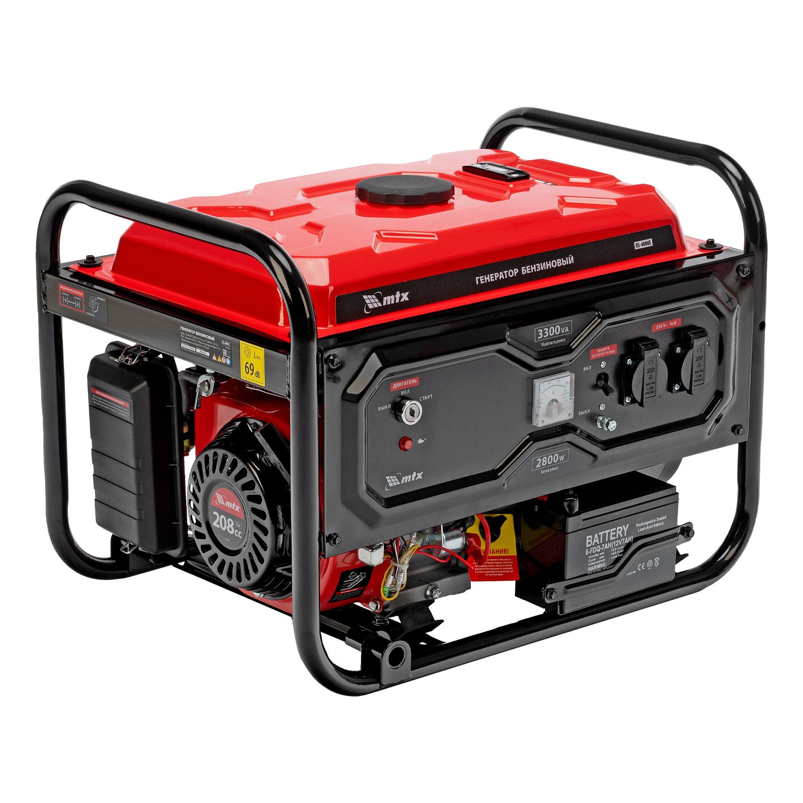 Генератор бензиновый RS-4000E MTX 946125