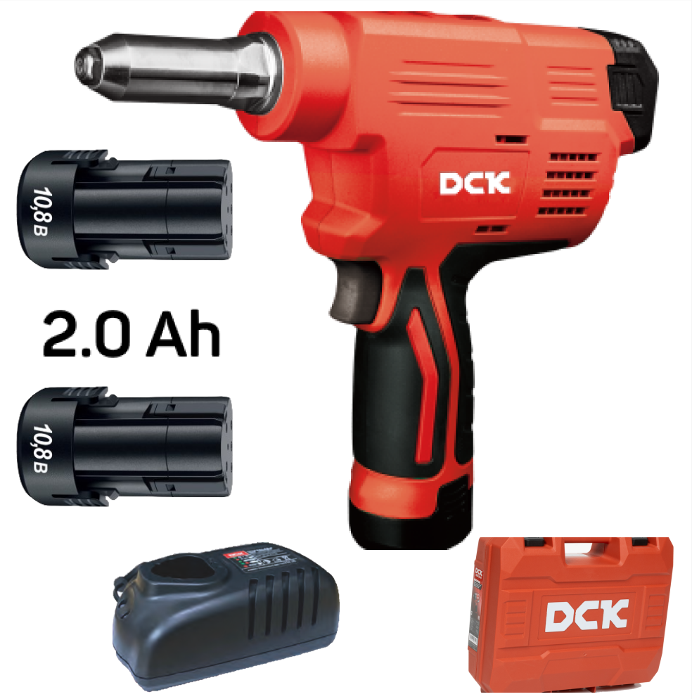 Заклёпочник аккумуляторный DCK KDPM50 (TYPE EK) 2,4-5,0 мм