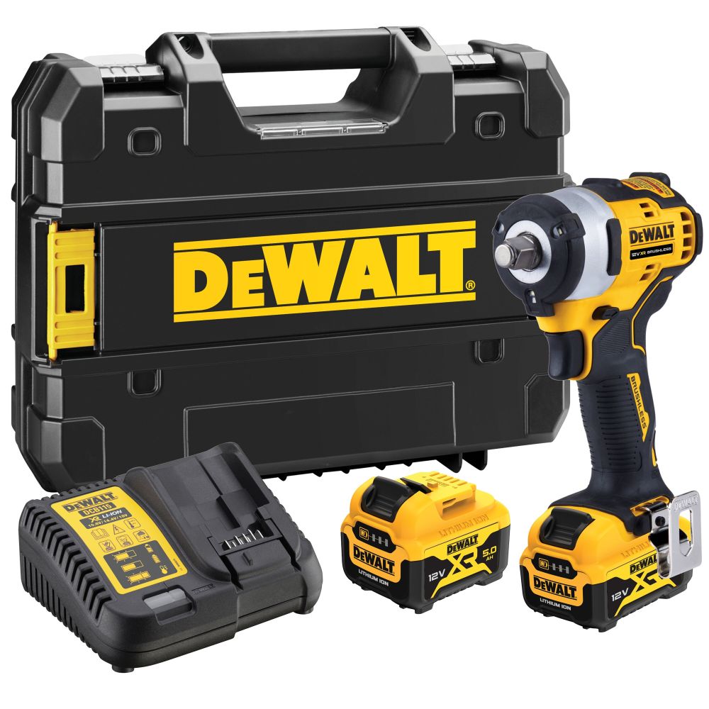Аккумуляторный гайковерт Dewalt DCF901P2-QW