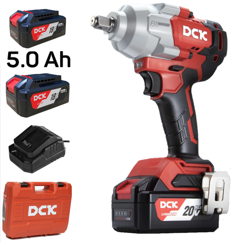 Аккумуляторный ударный гайковёрт DCK KDPB698 (TYPE FK)