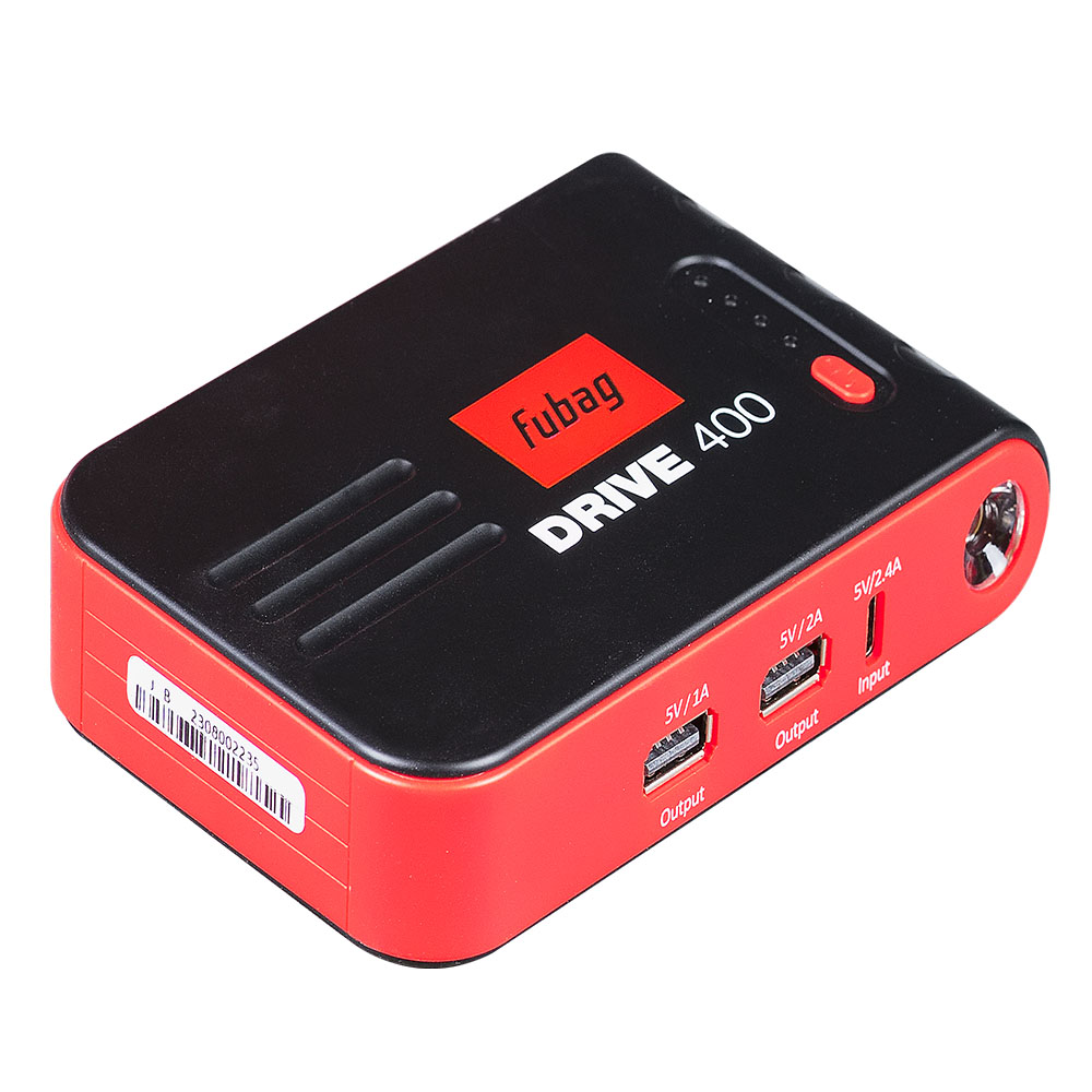 Пусковое устройство FUBAG DRIVE 400 с разъемом type-C на входе (46308)