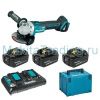 Аккумуляторная угловая шлифмашина Makita 198845-9 DGA504ZXB