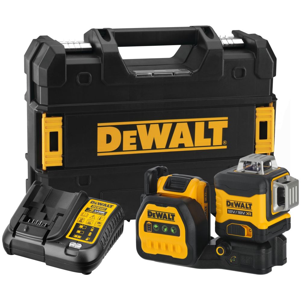 Аккумуляторный лазерный нивелир Dewalt DCE089D1G18-QW