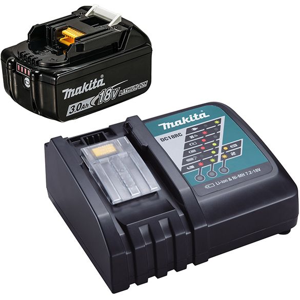 Аккумуляторная батарея + зарядное устройство Makita 191A25-2 (зарядное устройство + BL1830B)