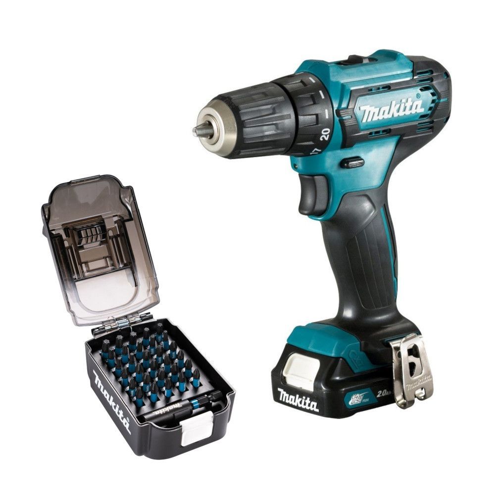 Дрель-шуруповерт Makita DF333DWAE + E-03084