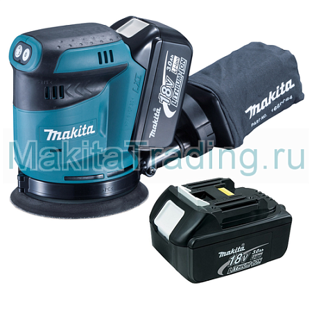 Аккумуляторная эксцентриковая шлифмашина Makita DBO180RFE
