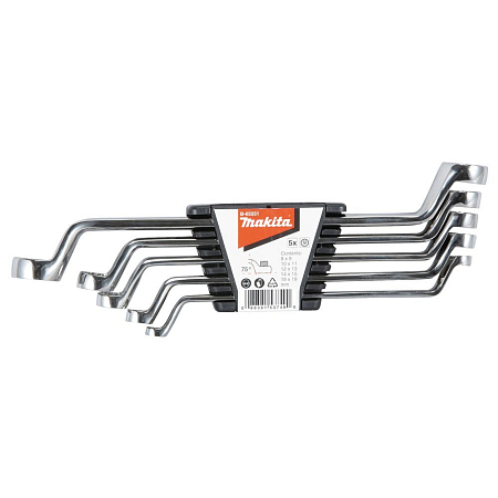 Набор ключей накидных 5 шт Makita B-65551