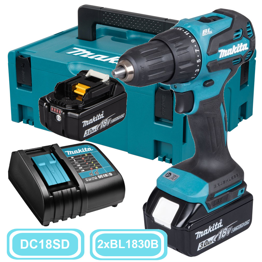 Ударная дрель-шуруповерт Makita DHP490SFJ