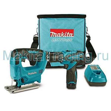 Набор инструмента Makita DK1475X3 (дрель-шуруповерт, лобзик)
