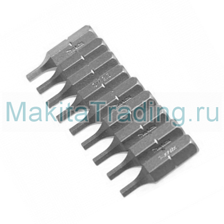 Биты Макита H2.5 25мм шестигранник 10шт (P-21369)