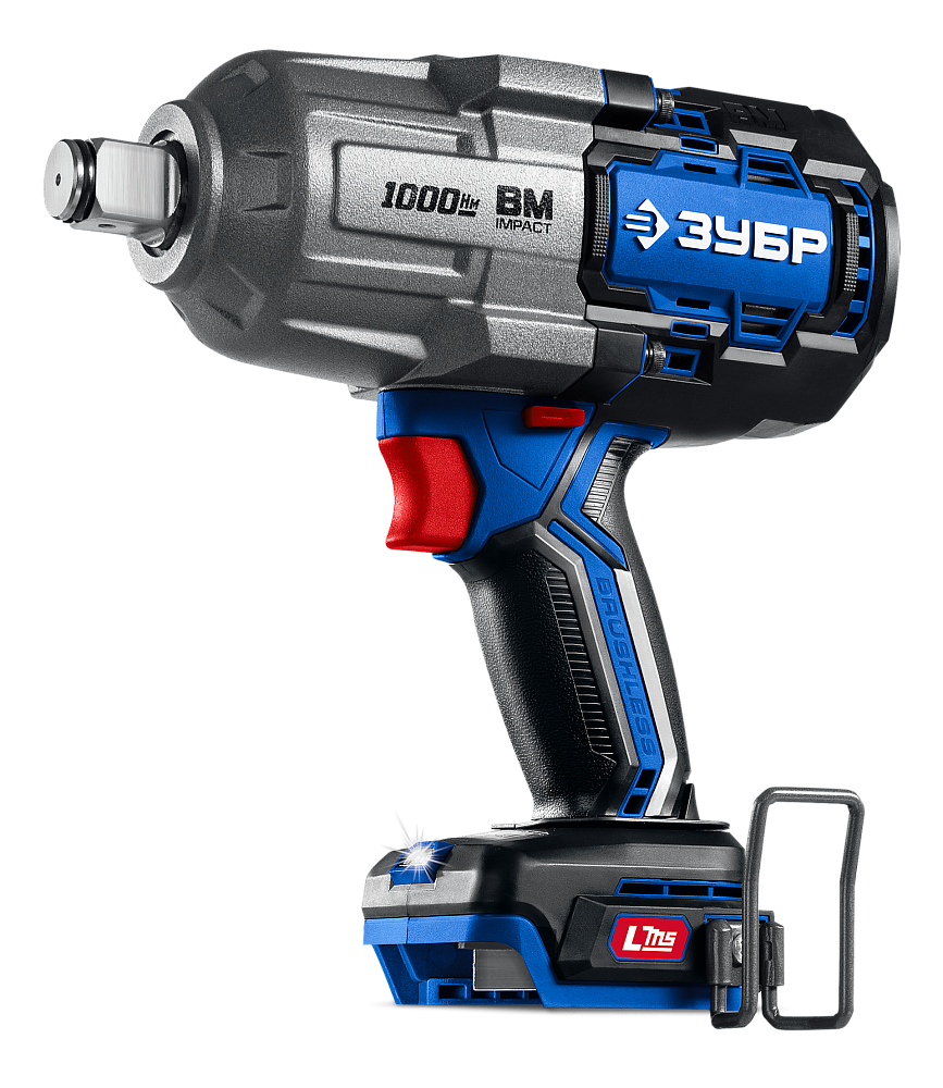 Аккумуляторный ударный гайковёрт ЗУБР GB-1000