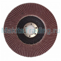 Лепестковый шлифовальный диск Макита 180мм 120К плоский Z (D-27763)