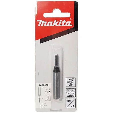 Фреза пазовая с 1 режущей кромкой 8/4/51/13, 1шт Makita D-67670