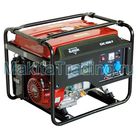 Бензиновый генератор Elitech БЭС 6500Р