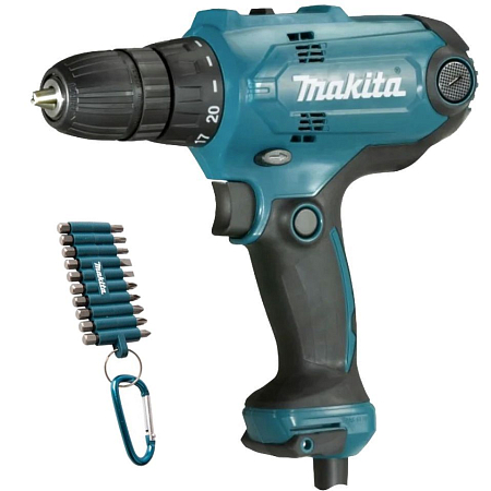 Сетевая дрель-шуруповерт Makita DF0300X3