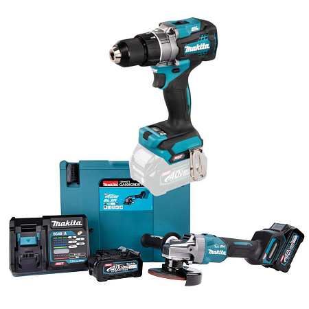 Набор инструмента Makita XGT шлифмашина GA005GM201 + шуруповерт DF001GZ