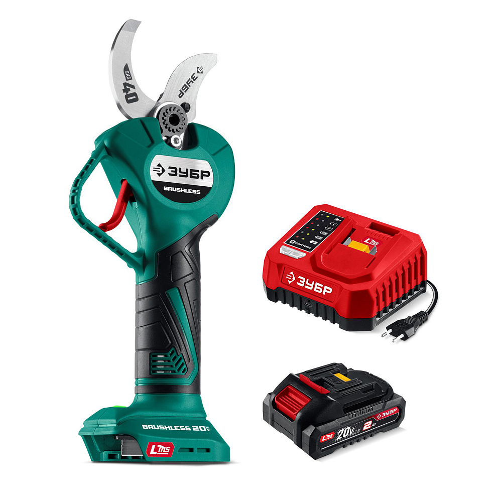 Аккумуляторный секатор Зубр СКБ-2040-21