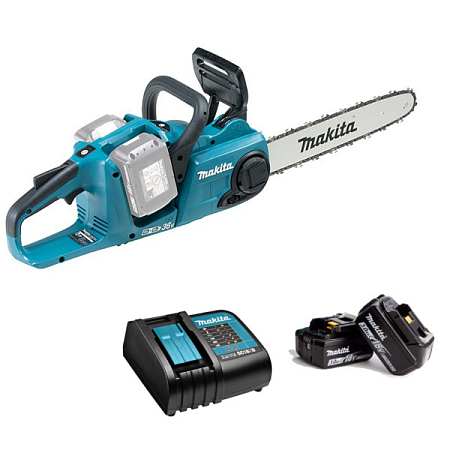 Аккумуляторная цепная пила Makita DUC353Z + батарея BL1850B 2шт + зарядка DC18RC