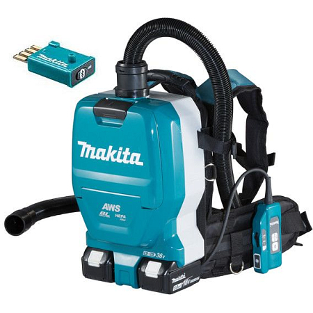 Аккумуляторный ранцевый пылесос Makita DVC265ZXU