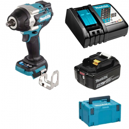 Аккумуляторный ударный гайковерт Makita DTW700RT1J