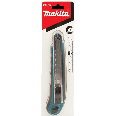 Нож с отламывающимися сегментами (7 запасных лезвий) Makita D-65713