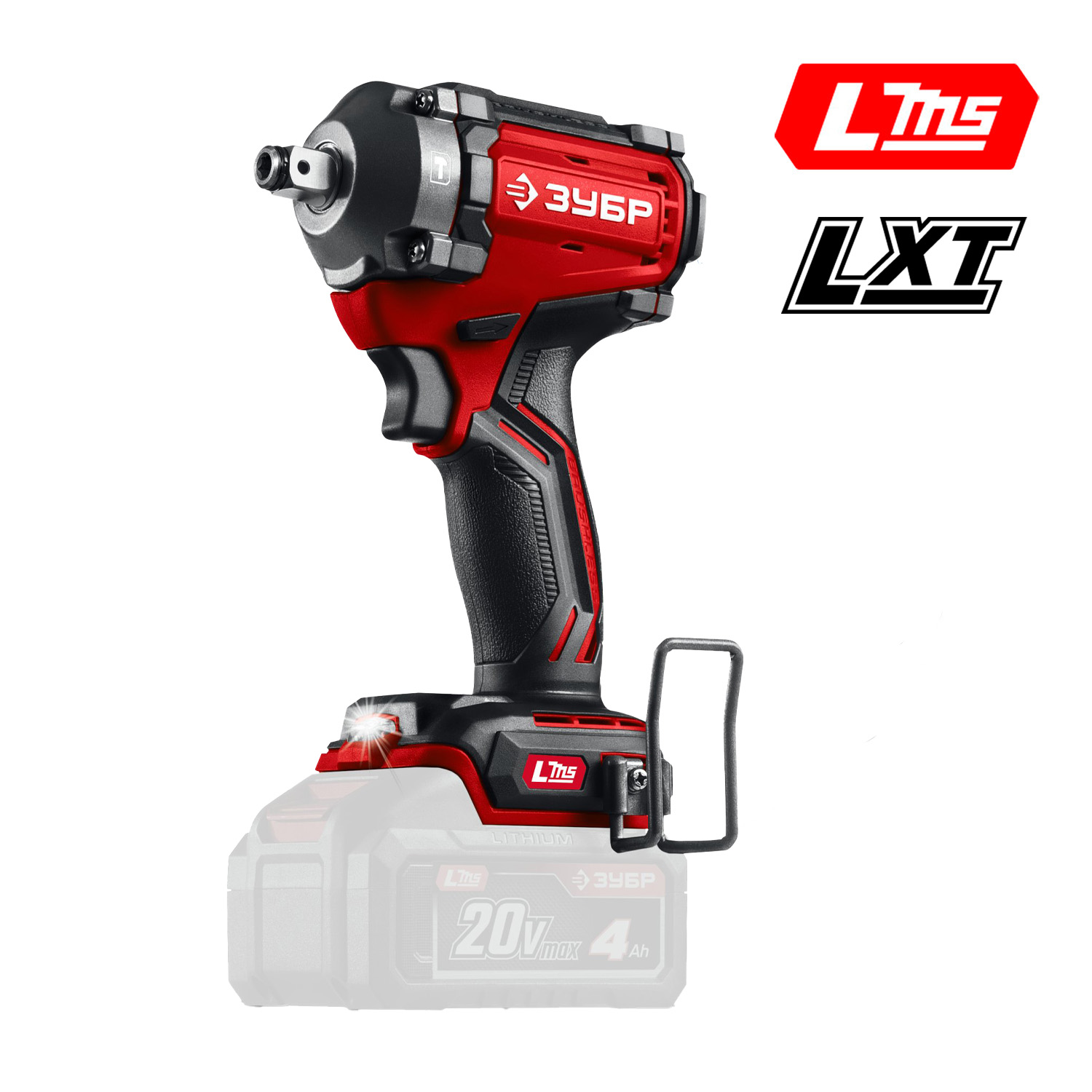 Аккумуляторный ударный гайковёрт ЗУБР ГБУ-350