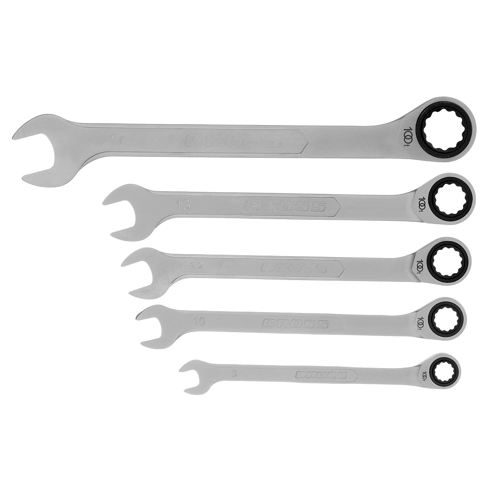 Набор ключей комбинированных Gross 14858