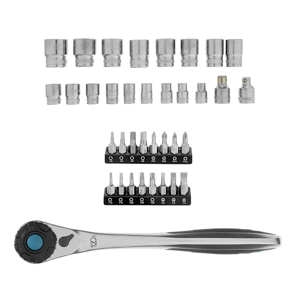 Набор торцевых головок Gross 14144