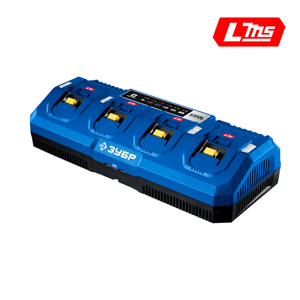 Зарядное устройство ЗУБР LMS/LXT двухпортовое (TC-20-4)