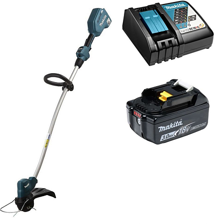 Аккумуляторный триммер Makita DUR189Z + BL1830B*1 + DC18RC*1