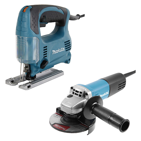 Набор инструмента Makita DK0116 (лобзик, УШМ)
