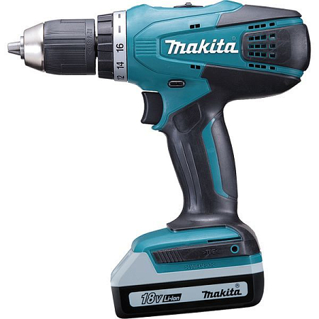 Аккумуляторная дрель-шуруповерт Makita DF457DWE