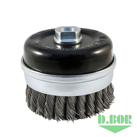 Щётка чашечная жгутовая с кольцом для УШМ, METAL Standard, 65xМ14 - ST0.50 - RPM 12500 D.BOR D03-MS-065-M14-050