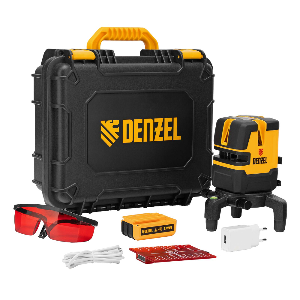 Лазерный уровень LX 05 Red Denzel 35071