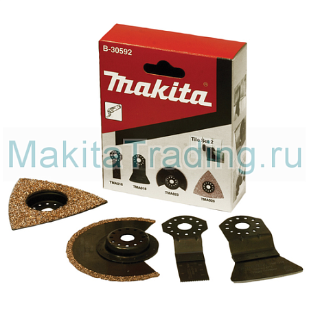 Набор насадок Макита для работы с плиткой (B-30592)