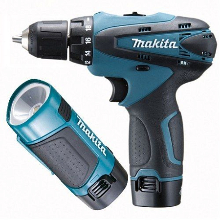 Дрель-шуруповерт Makita DF330DWLE