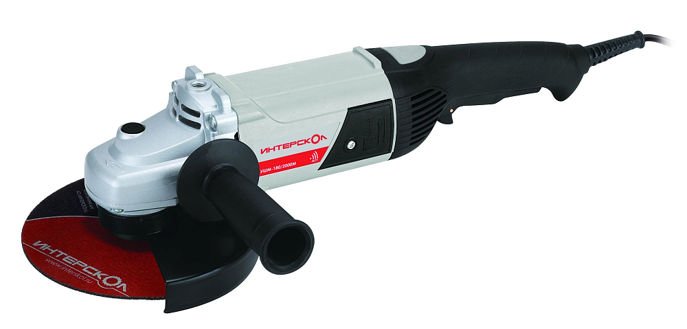 Угловая шлифовальная машина Интерскол УШМ-180/2000М (626.1.0.00)