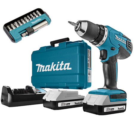 Аккумуляторная дрель-шуруповерт Makita DF457DWEX9